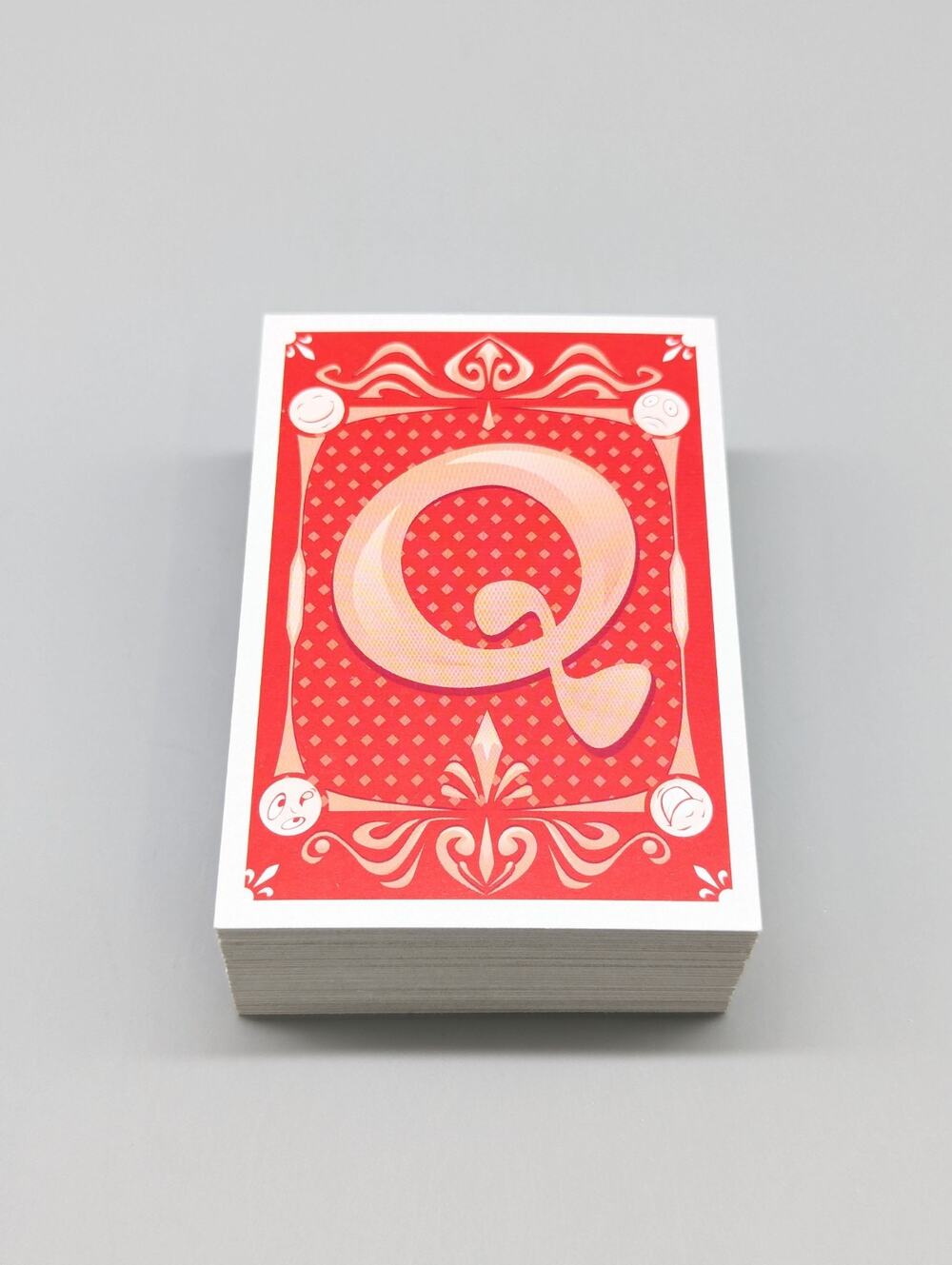 Quelf 2008 Family Edition Board Game Replacement Cards 88 Red